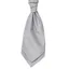 L.A. Smith Shantung Cravat Silver WCR1866/2